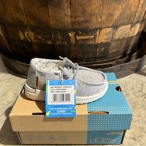 Hey Dude Wendy Toddler Linen Grey